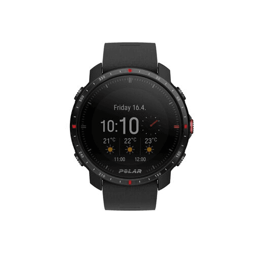 Relógio Smartwatch Polar Grit X Pro Tela 1,2" Preto Multiesportivo Outdoor Premium com Trackback e GPS