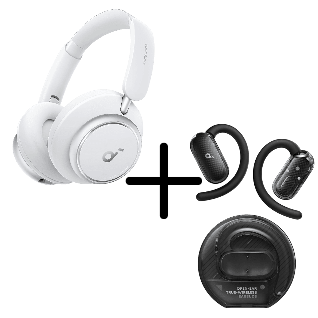 Headphone Bluetooth Anker Space Q45 + Fones de Ouvido Bluetooth Anker Soundcore V40i