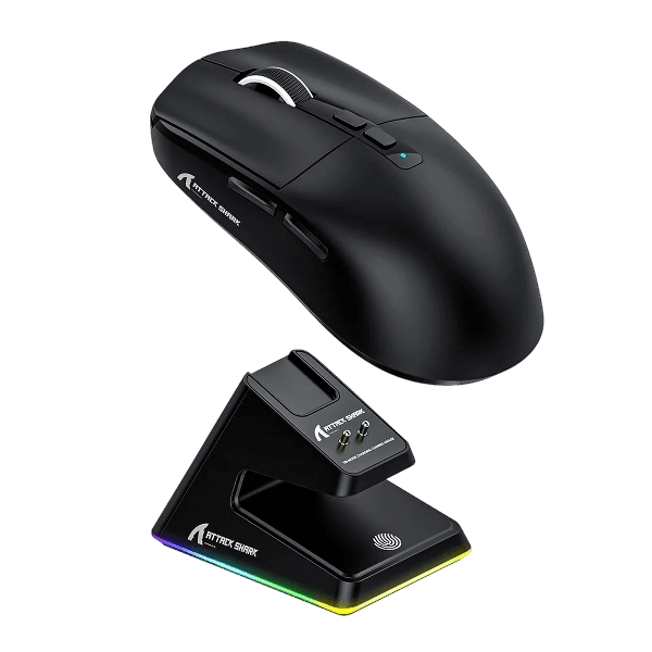 Mouse Sem Fio Attack Shark X6 - Preto