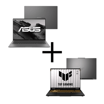 Notebook ASUS Zenbook S14 UX5406AA-SU308W + Notebook ASUS TUF Gaming F16 FX608JHR-RV122W