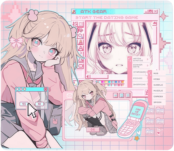 Mousepad ATK Nana, 490x420x4mm