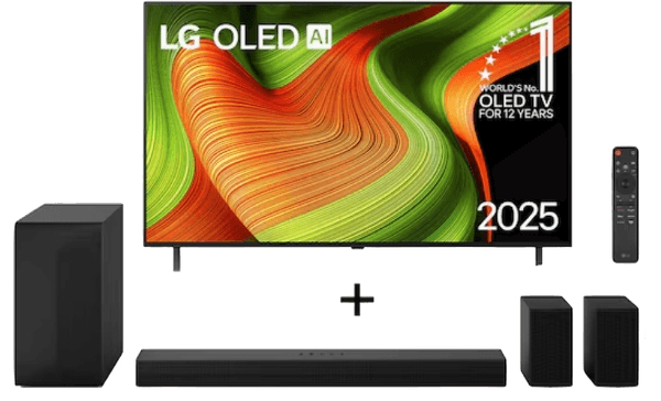 Smart TV LG OLED B5 65" 4K 120Hz OLED65B5PSA + Soundbar LG S60TR