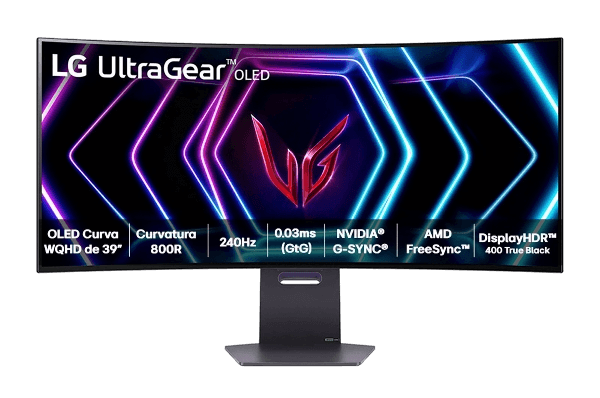Monitor Gamer Curvo LG UltraGear 39GS95QE 39" OLED QHD 240Hz 