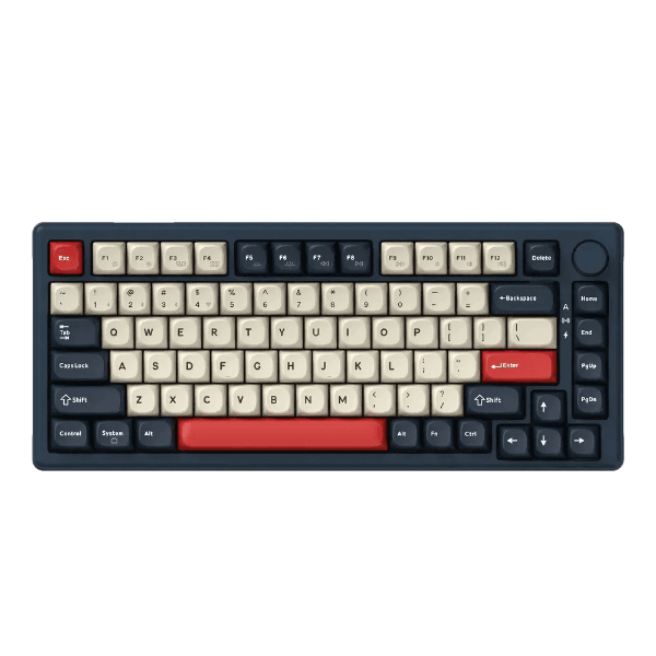 Teclado Mecânico Sem Fio Keychron J2, Azul Escuro