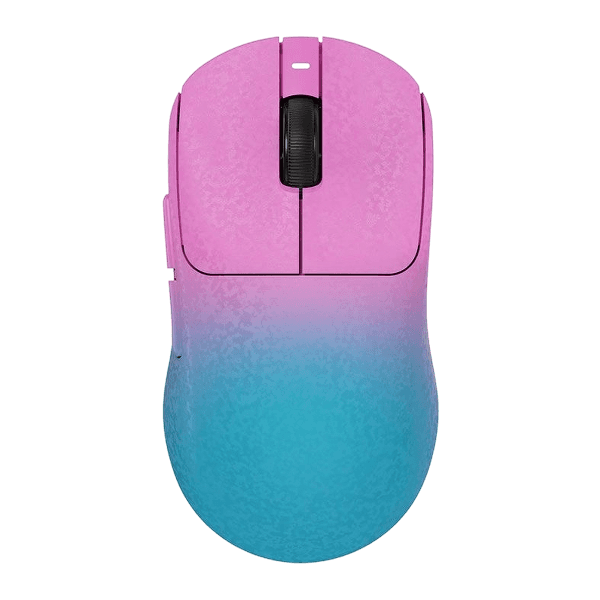Mouse Sem Fio Ajazz AJ199 Carbon Fiber, Rosa e Azul
