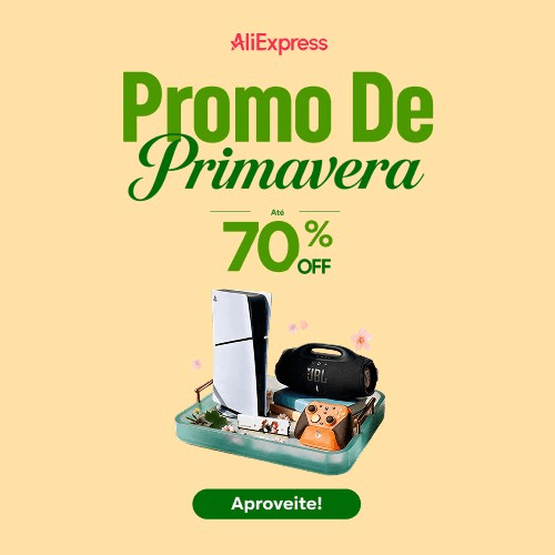 Evento Aliexpress Promo de Primavera - Cupons de Desconto
