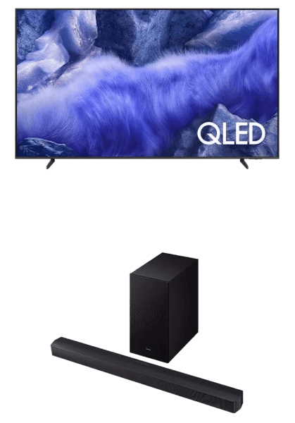 Smart TV Samsung Vision AI 65" QLED 4K QEF1 + Soundbar HW-B450F