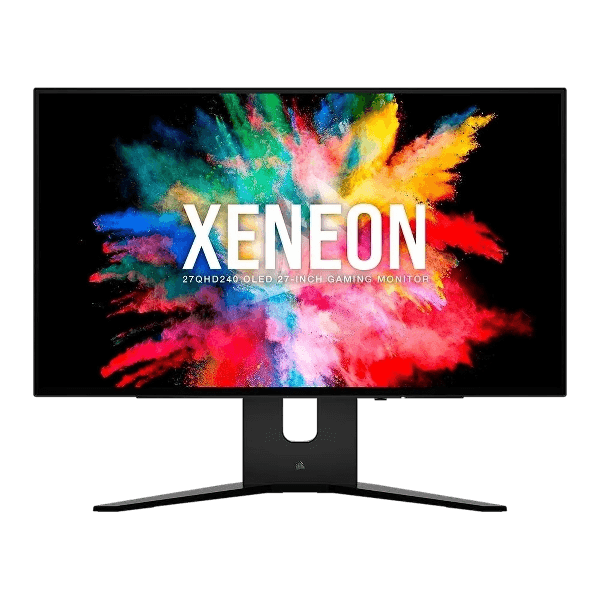 Monitor Gamer Corsair Xeneon 27" OLED, 240Hz, QHD, 0.03ms, HDR, G-Sync e FreeSync Premium, Preto