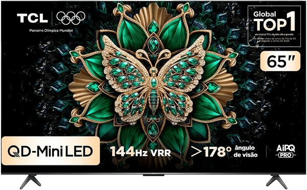 Smart TV TCL 65C6K 65" Mini LED 4K 120Hz