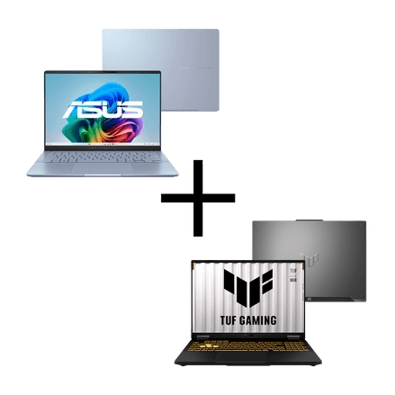 Notebook ASUS Vivobook S 14 S5406SA-QD299W + Notebook ASUS TUF Gaming F16 FX608JHR-RV124