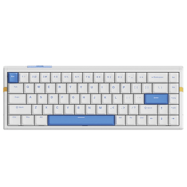 Teclado Magnético Com Fio ATK RS6, Slow Blade, Branco
