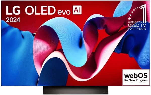 Smart TV LG OLED C4 48" 4K 120Hz OLED48C4