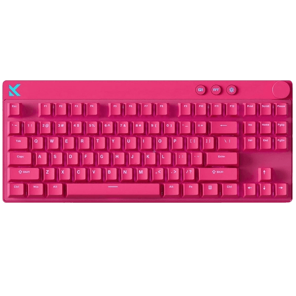 Teclado Magnético Com Fio MCHOSE Mix 87, Apollo, Rosa