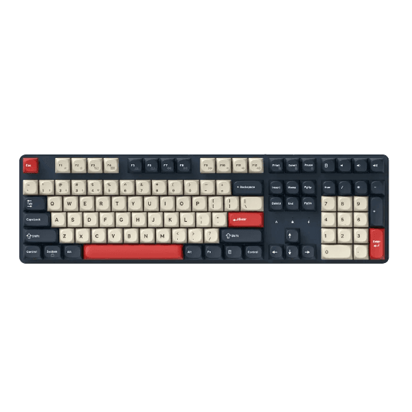 Teclado Mecânico Sem Fio Keychron J5, Azul Escuro
