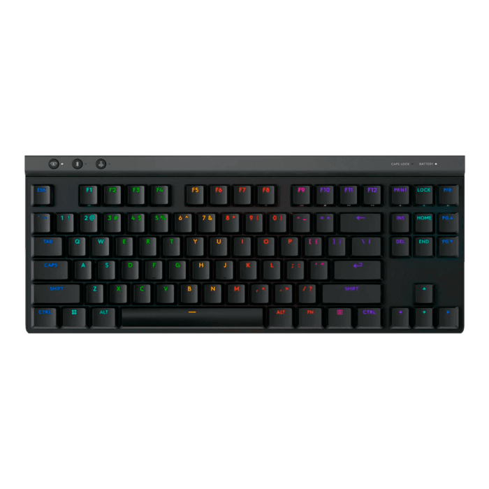 Teclado Mecânico Sem Fio Logitech G515 Lightspeed TKL - Preto