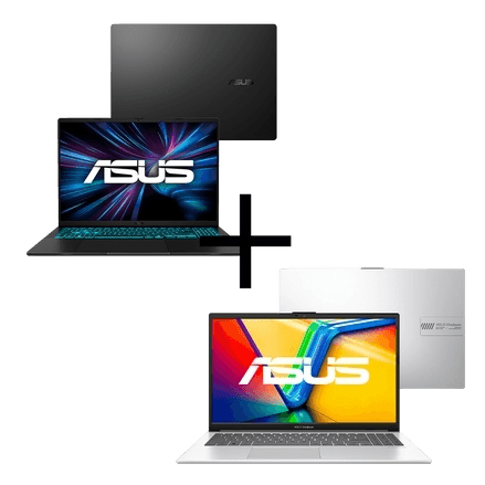 Notebook ASUS Gaming V16 V3607VU-RP306W + Notebook ASUS Vivobook Go 15 E1504GA-NJ447