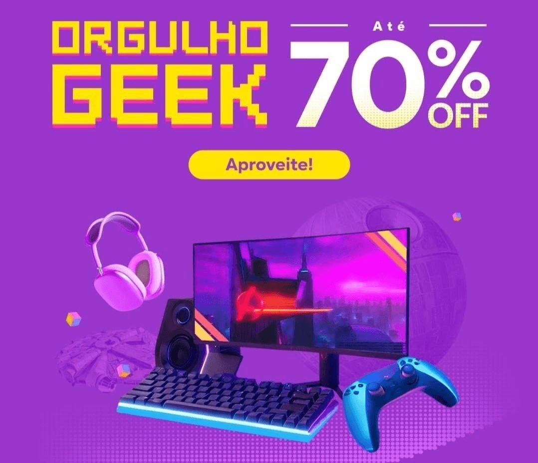 Evento Aliexpress Orgulho Geek