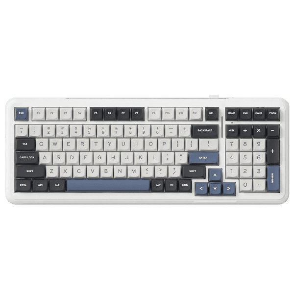 Teclado Mecânico Sem Fio MCHOSE K99, Navy Blue