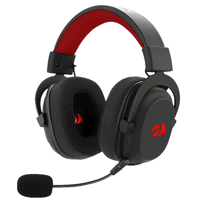Headset Sem Fio Redragon Zeus Pro, Preto