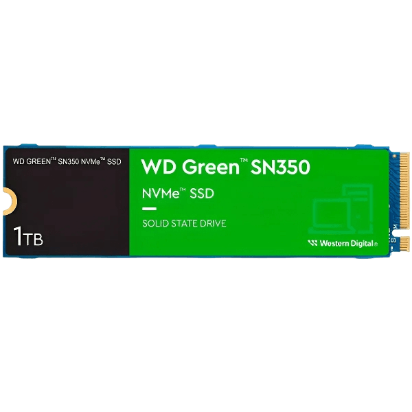 SSD Western Digital Green SN350 1TB NVMe M.2 2280 Gen3, 2400MB/s
