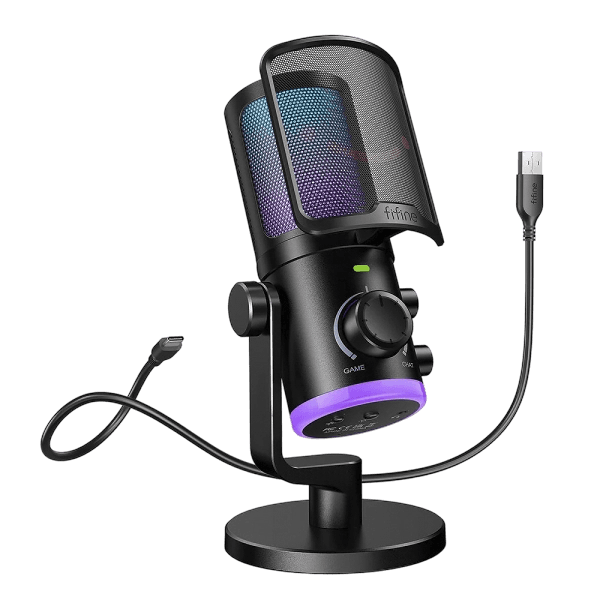Microfone Condensador Fifine AmpliGame AM6