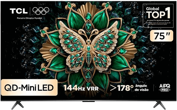 Smart TV TCL 75C6K 75" Mini LED 4K 120Hz
