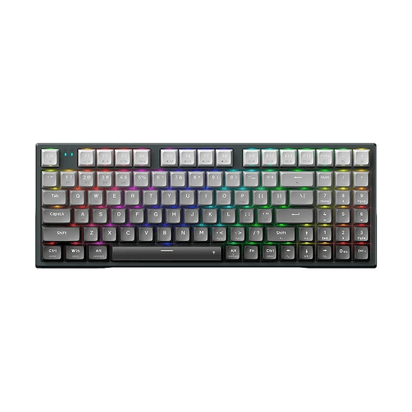 Teclado Mecânico Sem Fio Machenike K500F B94W Pro, Switch Jade