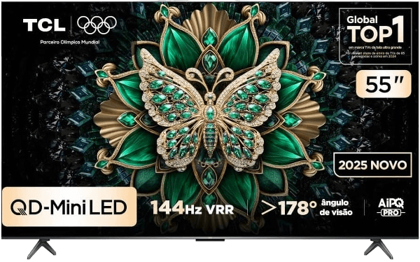 Smart TV TCL 55C6K 55" Mini LED 4K 120Hz