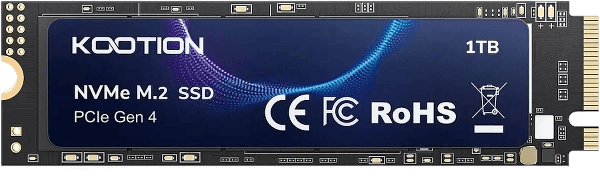 SSD Kootion X16Plus 1TB NVMe M.2 2280 Gen4, 7400MB/s