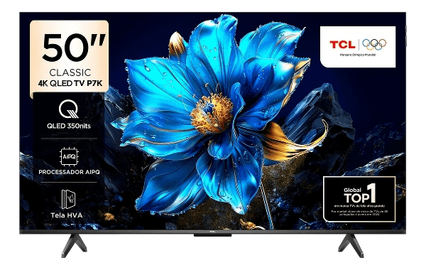 Smart TV TCL 50P7K QLED 50" 4K 2025