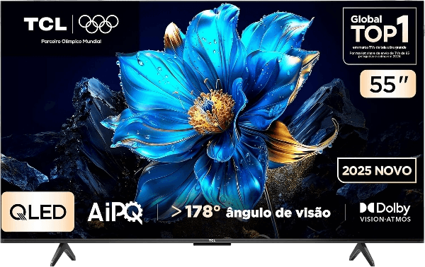 Smart TV TCL 55P7K 55" QLED 4K 60Hz