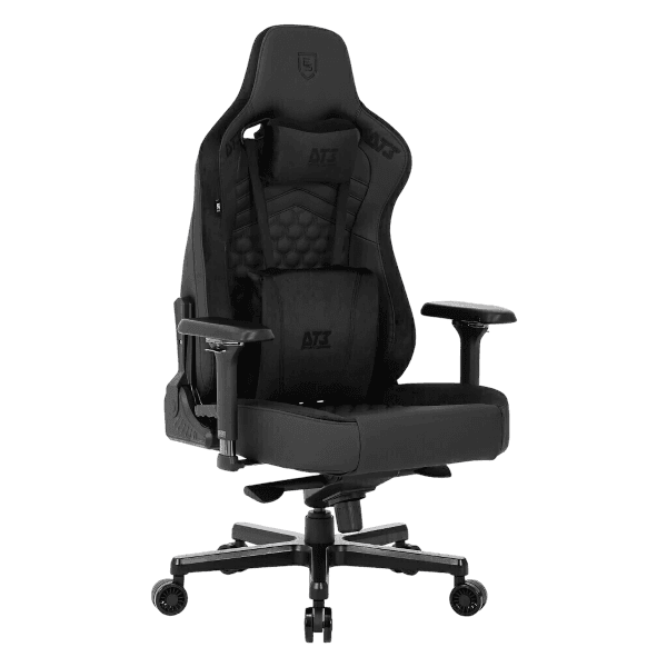 Cadeira Gamer DT3 Rhino, Até 200kg, Com Almofadas, Reclinável, Descanso de Braço 4D, Preto