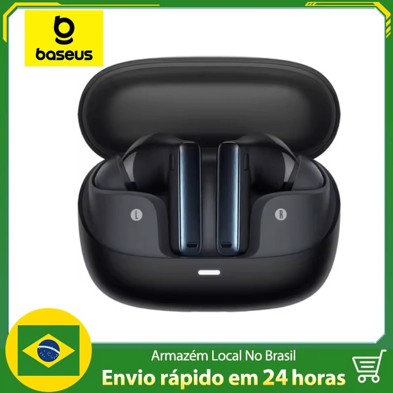 Fones de ouvido Bluetooth Baseus Bowie M2S ANC