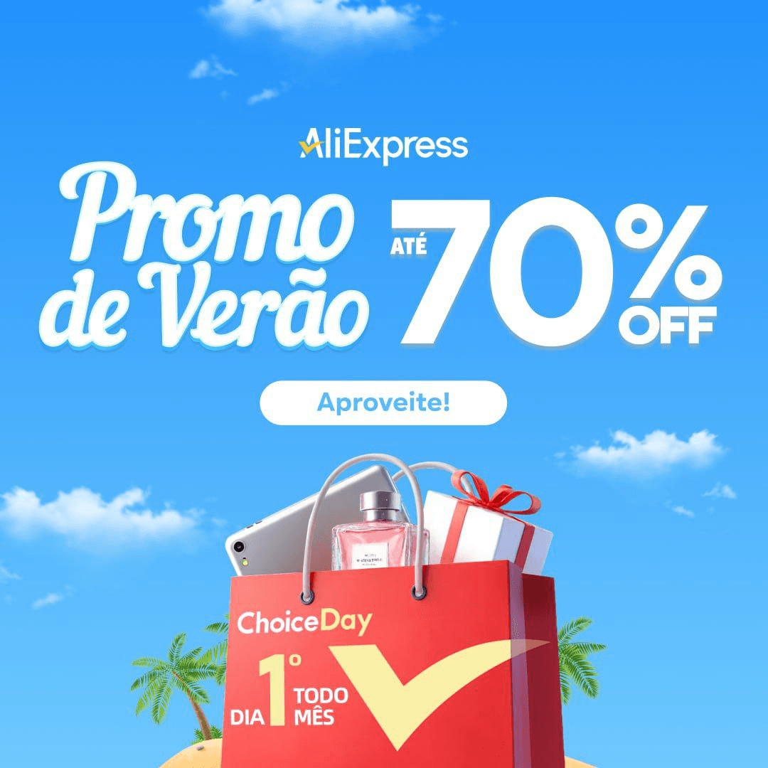 Evento Aliexpress Verão - Cupons de Desconto
