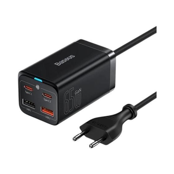 Carregador Rápido 65W/100W 4 em 1 - Compatível com iPhone 15/14/13 Pro Max, Xiaomi e Samsung
