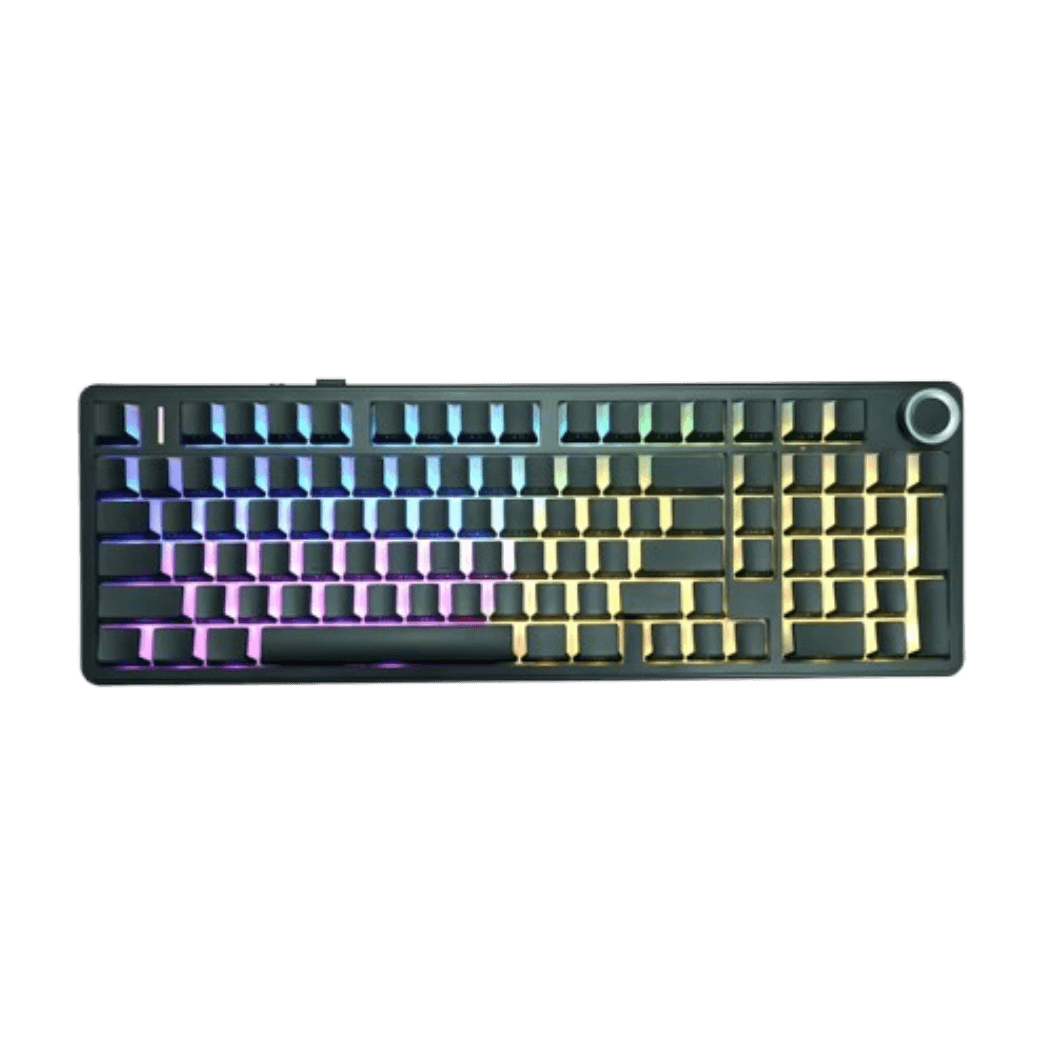 (Moedas APP) Teclado Mecânico Sem Fio AULA F99 PRO Light Feather