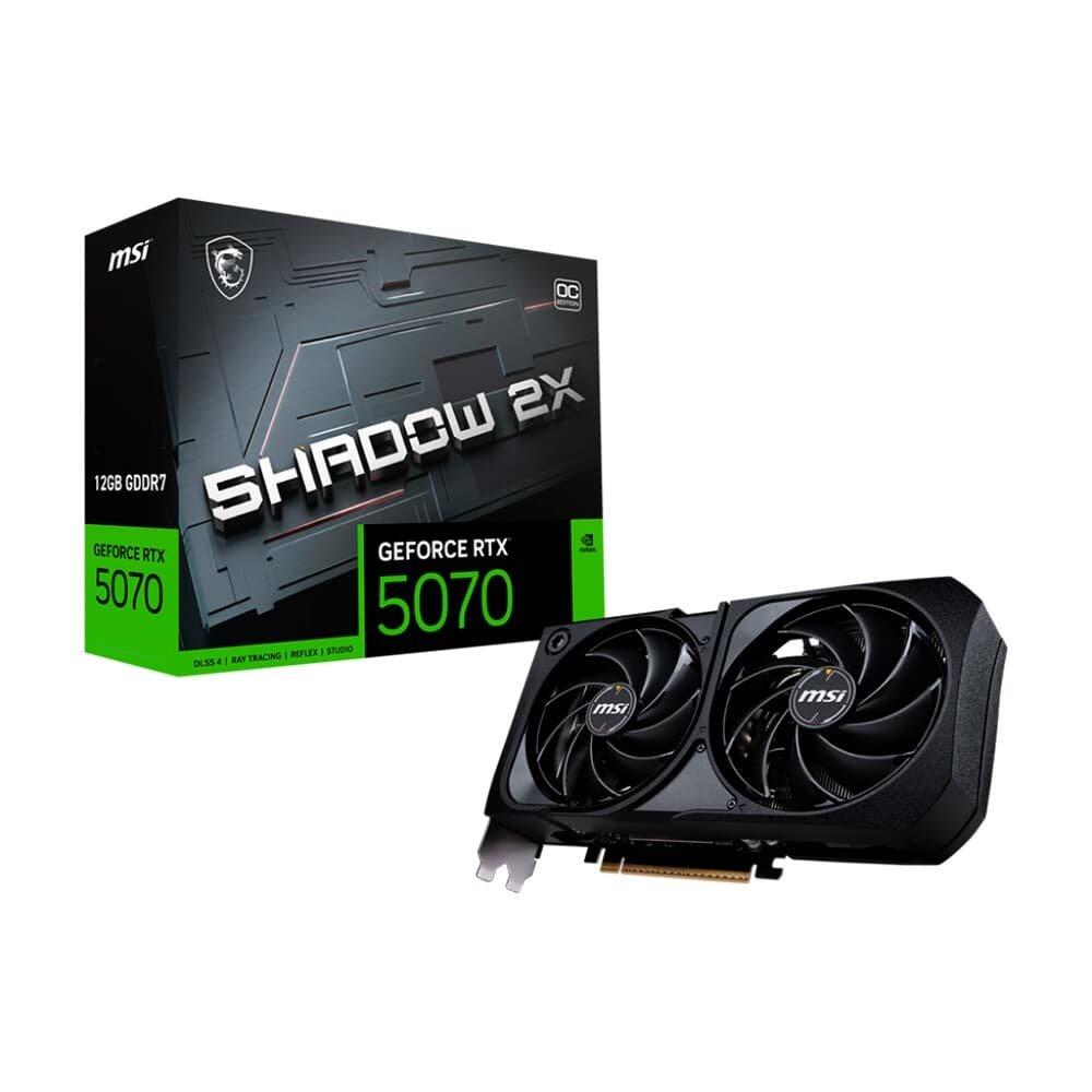 Placa de Vídeo MSI RTX 5070 12GB Shadow