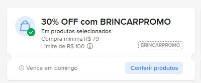 Cupom R$ 30 OFF no Mercado Livre em Brinquedos