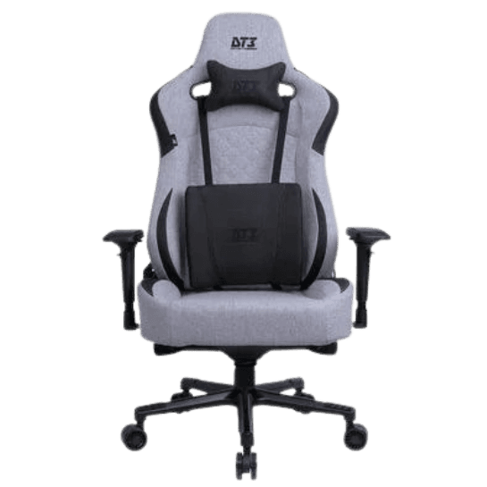 Cadeira Gamer DT3 Rhino Ashen, Com almofadas, Reclinável, Apoio de braço 4D, Preto