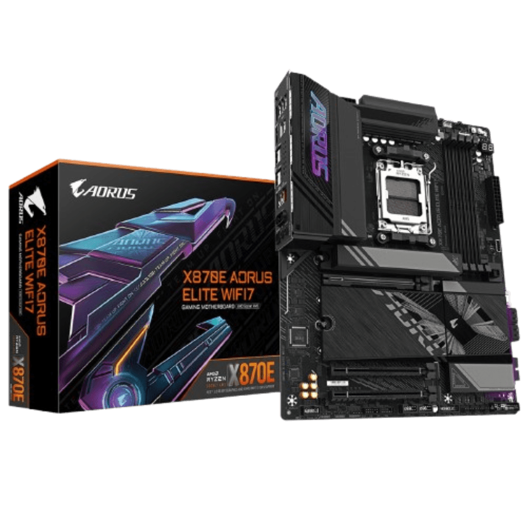 Placa Mãe Gigabyte X870E AORUS Elite WiFi7, Chipset X870E, AMD AM5, ATX, DDR5