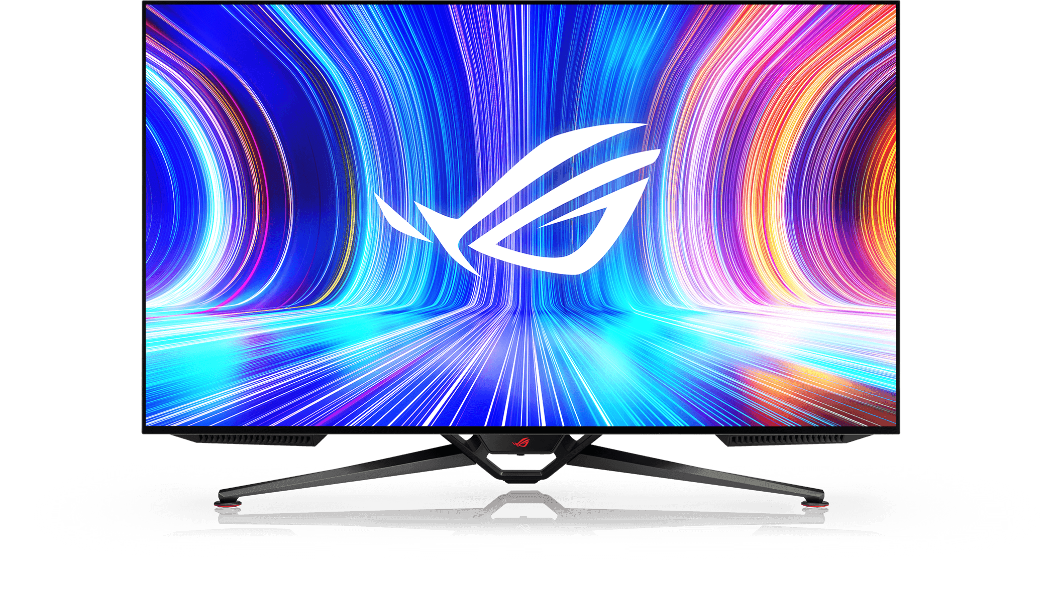 Monitor Asus Rog Swift 47.5 OLED, 138Hz, 0,1ms, HDMI e DisplayPort, 133% sRGB, HDR, G-Sync, Som integrado, VESA - PG48UQ