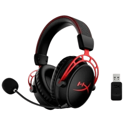 Headset Gamer Sem Fio HyperX Cloud Alpha, Preto e Vermelho - 4P5D4AA