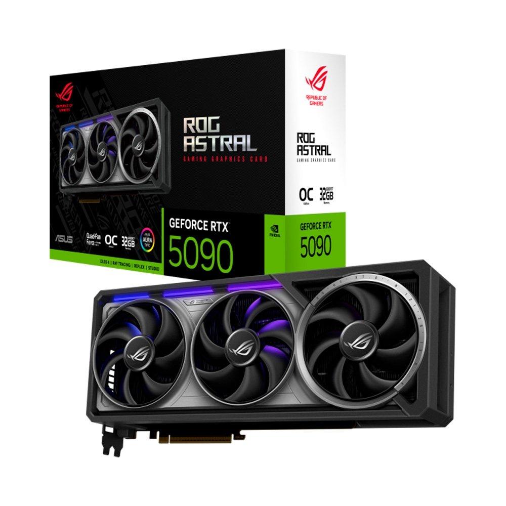 Placa de Vídeo Asus Rog Astral NVIDIA GeForce RTX 5090 OC, 32GB
