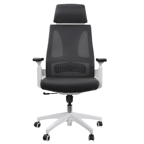 Cadeira Ergonômica Elements Helene Special - Branca e Grafite