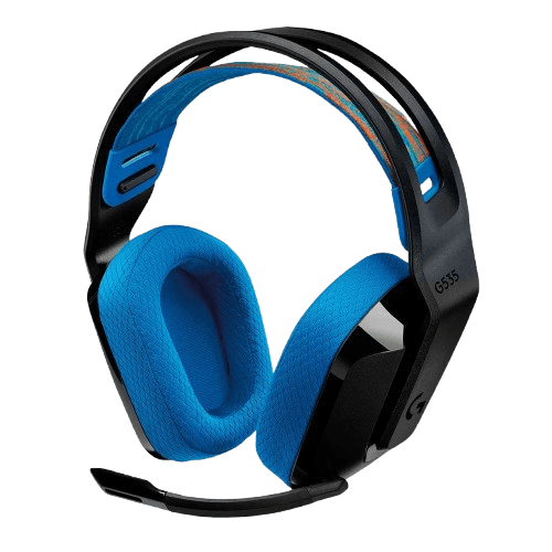 Headset Sem Fio Logitech G535 LightSpeed, Drivers 40mm, USB - Preto e Azul
