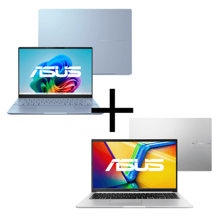 Notebook ASUS Vivobook S 14 Ultra 7 256V 16GB RAM + Notebook ASUS Vivobook 15