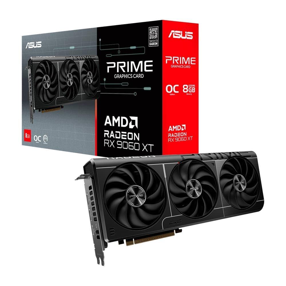 Placa de Vídeo Asus AMD Radeon RX 9060 XT Prime OC 16GB