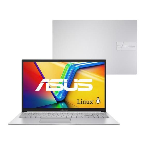 Notebook ASUS Vivobook 15 X1504VA Intel Core i5 1334U 8GB Ram 512GB SSD Linux KeepOs Intel Iris Xe Tela 15,6" LED FHD