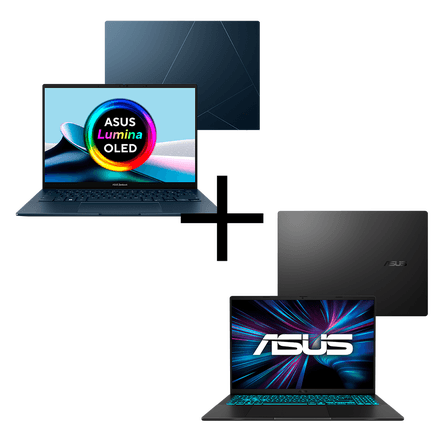 Notebook ASUS Zenbook 14 OLED + Notebook ASUS V16 IPS RTX 4050