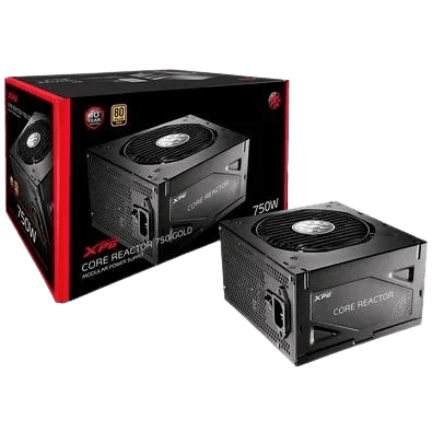 Fonte XPG Core Reactor, 750W, 80 Plus Gold, Modular, com cabo, Preto